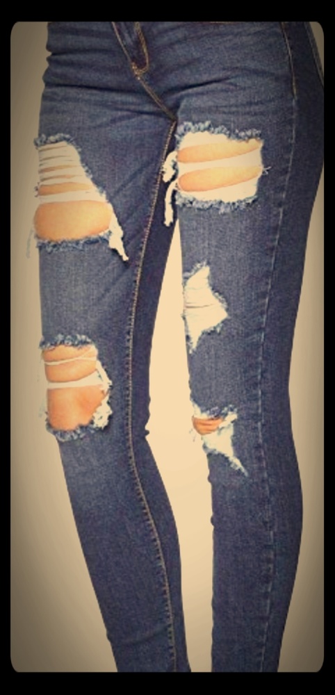 Blue Age Ripped Jeans NWT